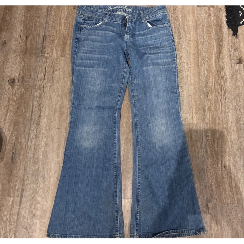 American Eagle Outfitters Medium Blue Flare Jeans